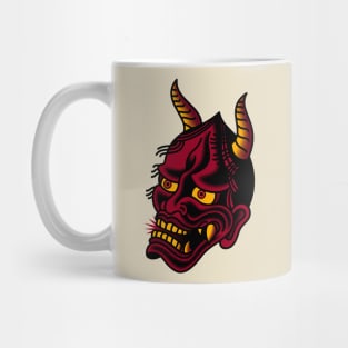 OldSalt American Traditional Hannya Demon Oni Mask Mug